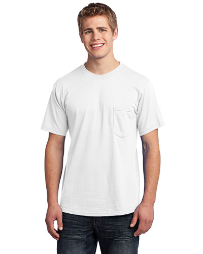 Port & Company USA100P Men All American Tee With Pocket at GotApparel