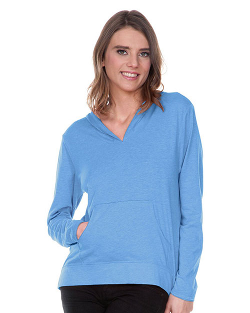 Kavio Infants Jersey RawEdge High Low Long Sleeve Hoodie w.Pouch