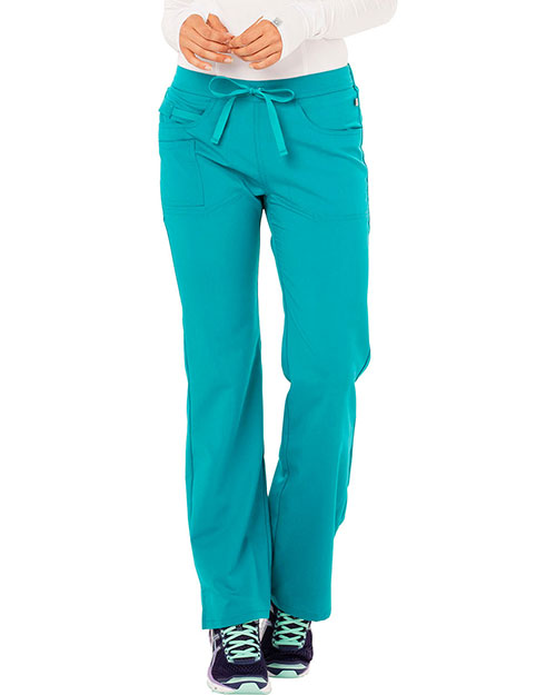 Code Happy CH000AT Women Mid Rise Moderate Flare Leg Pant Tall at GotApparel