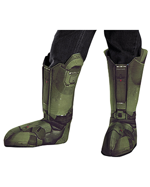 Halloween Costumes DG89999CH Boys Morris  Master Chief Child Boot Covers at GotApparel