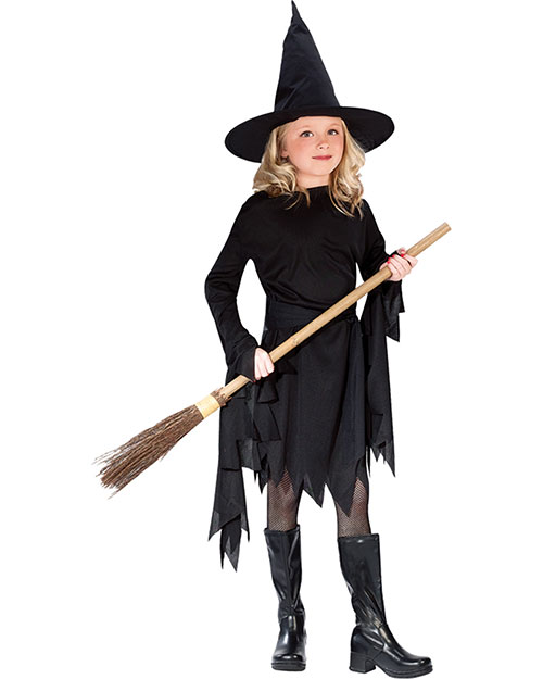 Halloween Costumes FW9721SM Girls Morris  Classic Witch Child Sm 4-6 at GotApparel