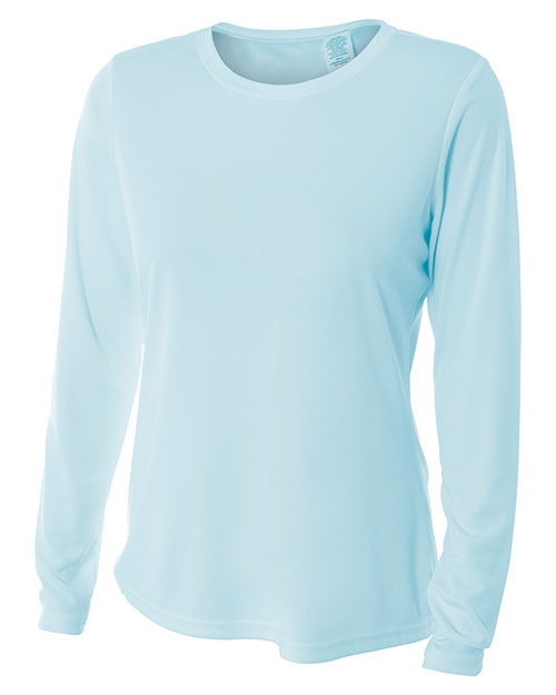 A4 NW3002 Women Long-Sleeve Cooling Performance Crew Shirt at GotApparel