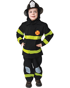 Halloween Costumes UP203T Toddler s Fire Fighter 3 To 4  at GotApparel