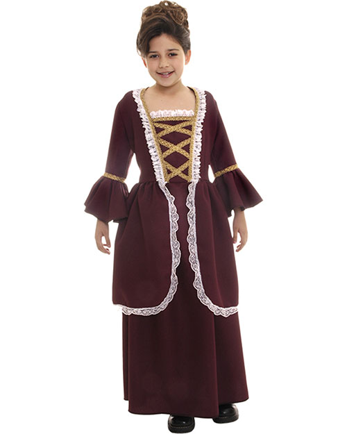 Halloween Costumes UR26230LG Women Colonial Girl Large at GotApparel