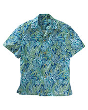 Edwards 1032 Men Tropical Leaf Camp Shirt at GotApparel