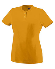 Augusta 1213 Girls Wicking Two Button Jersey at GotApparel