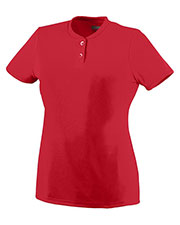 Augusta 1213 Girls Wicking Two Button Jersey at GotApparel