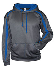 Badger 1467 Men 100% Polyester Performance Fusion Hooded Sweatshirt at GotApparel