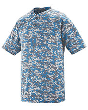 Augusta 1555 Adult Digi Camo Wicking Two botton Jersey at GotApparel