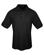 Tri-Mountain 169 Men Signature Pique Pocketed Golf Shirt at GotApparel