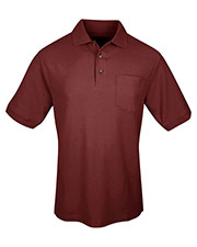 Tri-Mountain 169 Men Signature Pique Pocketed Golf Shirt at GotApparel