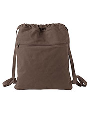 Authentic Pigment 1901 Unisex 14 Oz Canvas Cinch Sack at GotApparel