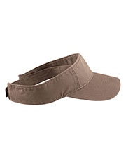 Authentic Pigment 1915 Unisex Direct-Dyed Twill Visor at GotApparel