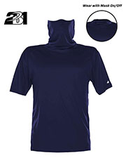 Badger 1921 Men 2B1 T-Shirt with Mask at GotApparel