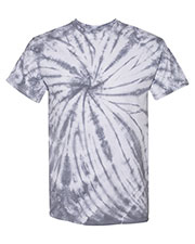 Dyenomite 200CC Men Contrast Cyclone Tie-Dyed T-Shirt at GotApparel