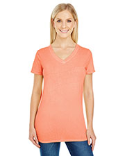 Threadfast Apparel 230B Women 4.3 oz Pigment-Dye Short-Sleeve V-Neck T-Shirt at GotApparel