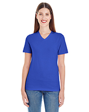 Custom Embroidered American Apparel 2356W Ladies 4.3 oz Fine Jersey Short-Sleeve V-Neck at GotApparel