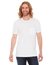 Custom Embroidered American Apparel 2406W Men 4.3 oz Fine Jersey Pocket Short-Sleeve T-Shirt at GotApparel