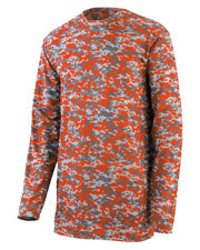 Augusta 2789 Boys Digi Camo Wicking Long Sleeve T-Shirt at GotApparel