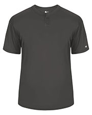 Badger 2930 Boys Youth B-Dry Core Placket Tee at GotApparel