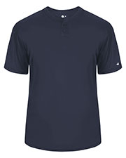 Badger 2930 Boys Youth B-Dry Core Placket Tee at GotApparel