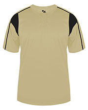 Badger Sportswear 2937 Youth Short-Sleeve 2-Button T-Shirt at GotApparel