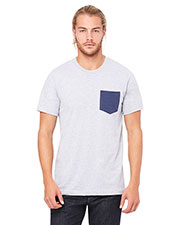 Bella + Canvas 3021 Men Short-Sleeve Pocket T-Shirt at GotApparel