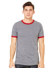 Bella + Canvas 3055C Men Jersey Short-Sleeve Ringer T-Shirt at GotApparel
