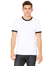 Bella + Canvas 3055C Men Jersey Short-Sleeve Ringer T-Shirt at GotApparel