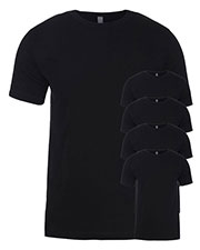 Next Level 3600 Men Premium Fitted Short-Sleeve Crew 5-Pack at GotApparel