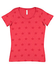 Code V 3629 Women Ladies' Five Star T-Shirt at GotApparel