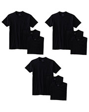 Fruit Of The Loom 3931P Men 5 Oz. 100% Heavy Cotton Hd Pocket T-Shirt 9-Pack at GotApparel