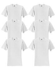 Fruit Of The Loom 3931 Men 5 Oz. 100% Heavy Cotton Hd T-Shirt 6-Pack at GotApparel