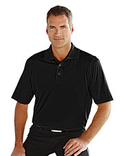 Tri-Mountain 405 Men Glendale Ultracool Jaquard Knit Short-Sleeve Golf Shirt at GotApparel