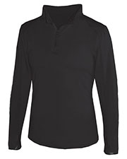 Badger 4286 Women 1/4-Zip With Thumb Hole at GotApparel