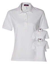 Jerzees 437W Women 5.6 Oz. 50/50 Jersey Polo With Spotshield  3-Pack at GotApparel