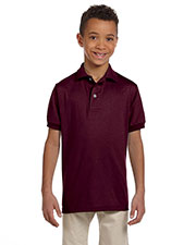 Jerzees 437Y Boys 50/50 Jersey Polo With Spotshield at GotApparel