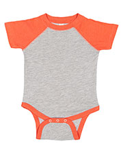 Rabbit Skins 4430 Toddler Vintage Fine Jersey Baseball Bodysuit at GotApparel