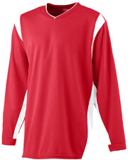 Augusta 4600 Adult Wicking Long-Sleeve Warm-Up Shirt at GotApparel