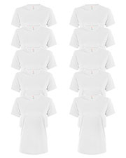 Hanes 4830 Women 4 Oz. Cool Dri T-Shirt 10-Pack at GotApparel