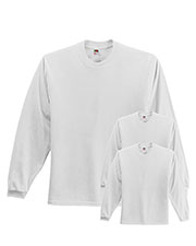 Fruit Of The Loom 4930 Men 5 Oz. 100% Heavy Cotton Hd Long-Sleeve T-Shirt 3-Pack at GotApparel