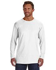 Hanes 498L Men 4.5 Oz. 100% Ringspun Cotton Nano-T Long-Sleeve T-Shirt at GotApparel