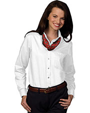 Edwards 5077 Women Easy Care Long-Sleeve Oxford Dress Shirt at GotApparel