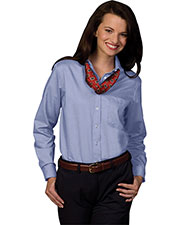 Edwards 5077 Women Easy Care Long-Sleeve Oxford Dress Shirt at GotApparel