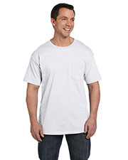 Hanes 5190P Men 6.1 Oz. Beefy-Tee  With Pocket at GotApparel
