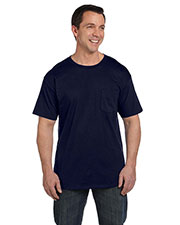 Hanes 5190P Men 6.1 Oz. Beefy-Tee  With Pocket at GotApparel