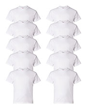Hanes 5480 Boys 5.2 Oz. Comfort Soft Cotton T-Shirt 10-Pack at GotApparel
