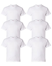 Hanes 5480 Boys 5.2 Oz. Comfort Soft Cotton T-Shirt 6-Pack at GotApparel