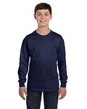 Hanes 5546 Boys 6.1 Oz. Tagless Comfort Soft Long-Sleeve T-Shirt at GotApparel