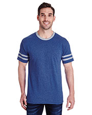Jerzees 602MR Men 4.5 oz. TRI-BLEND Varsity Ringer T-Shirt at GotApparel